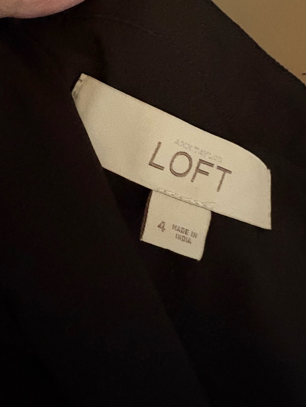 LOFT Black Ruffle Tulle Tiered Mini Skirt Fully Lined Bouncy Movement Size 4 - Picture 4 of 5